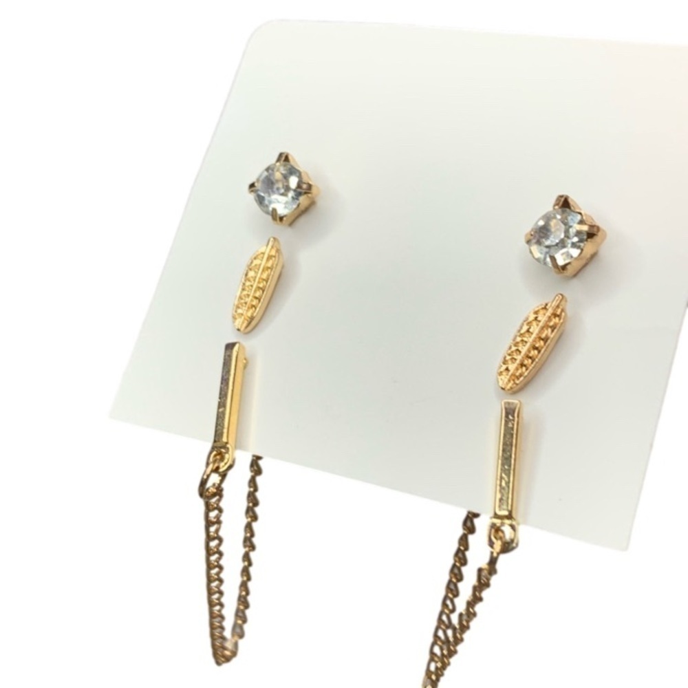 Chain earring set
